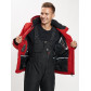 Горнолыжная куртка мужская красного цвета 77010Kr