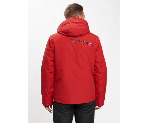 Горнолыжная куртка мужская красного цвета 77010Kr