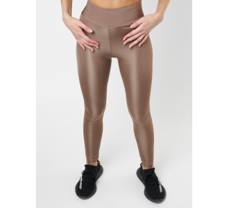 Леггинсы женские бежевого цвета 22092B