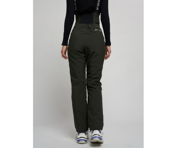Брюки горнолыжные цвета хаки 102Kh