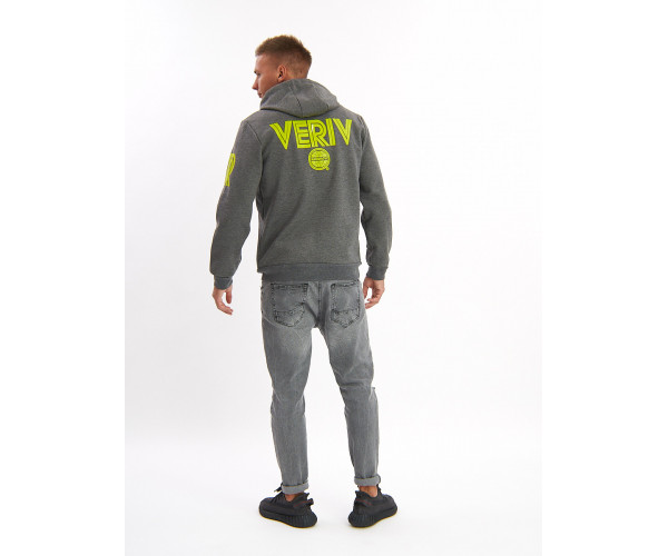 Толстовка мужская серого цвета 3003Sr