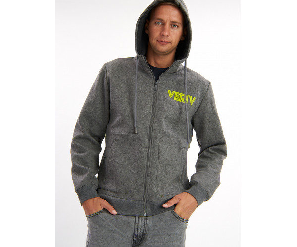 Толстовка мужская серого цвета 3003Sr