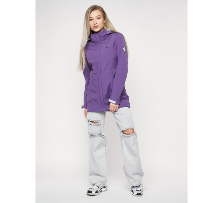 Ветровка женская  фиолетового цвета 20371F