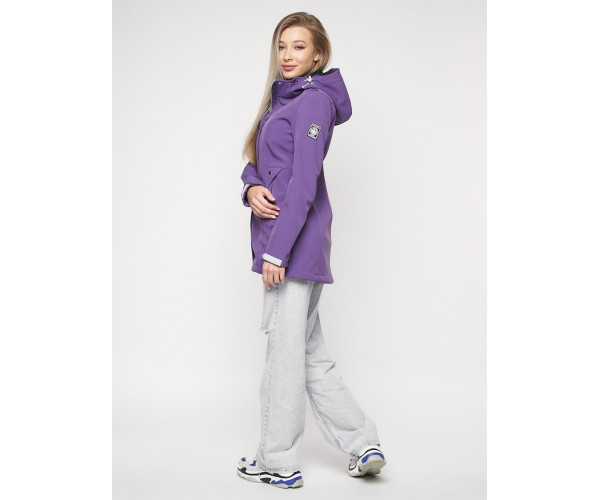Ветровка женская  фиолетового цвета 20371F