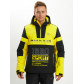 Горнолыжный костюм анорак мужской желтого цвета 077024J