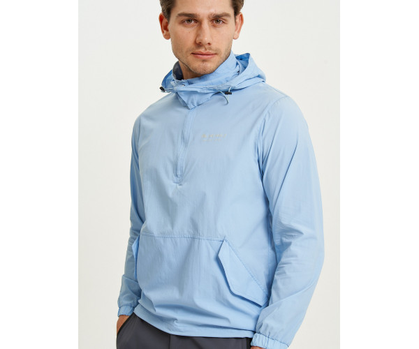 Анорак ветровка Valianly мужская голубого цвета 93430Gl