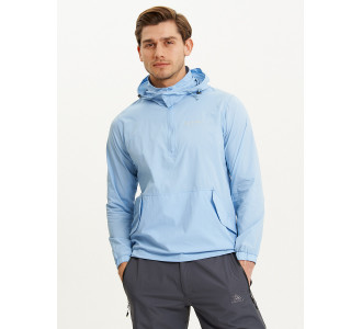 Анорак ветровка Valianly мужская голубого цвета 93430Gl