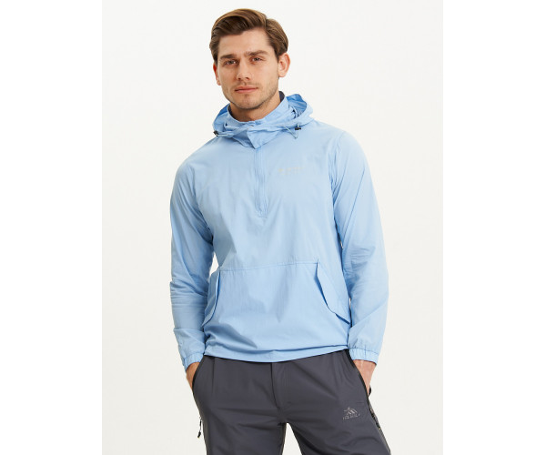 Анорак ветровка Valianly мужская голубого цвета 93430Gl