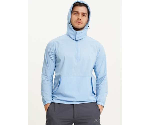 Анорак ветровка Valianly мужская голубого цвета 93430Gl