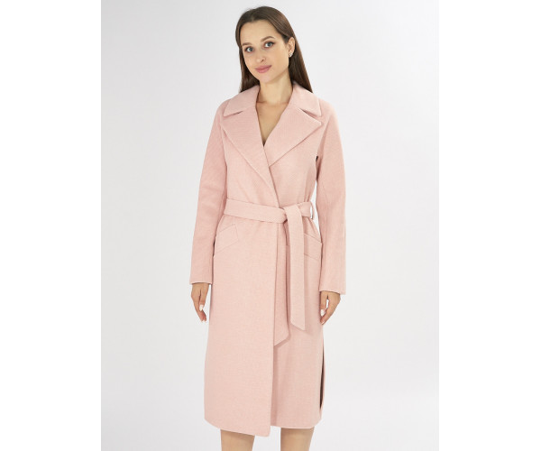Пальто демисезонное розового цвета 4444R