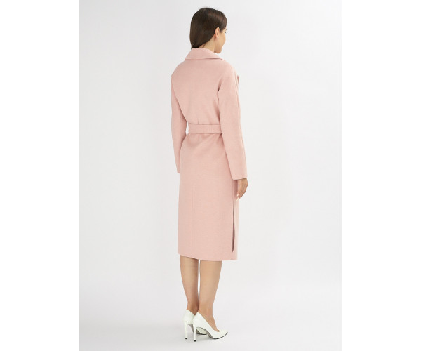 Пальто демисезонное розового цвета 4444R