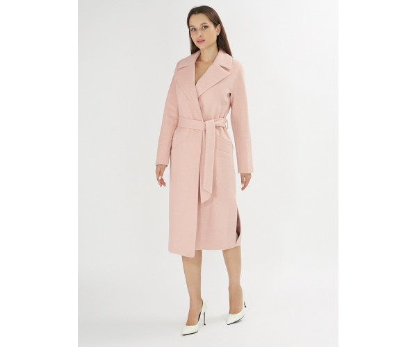 Пальто демисезонное розового цвета 4444R