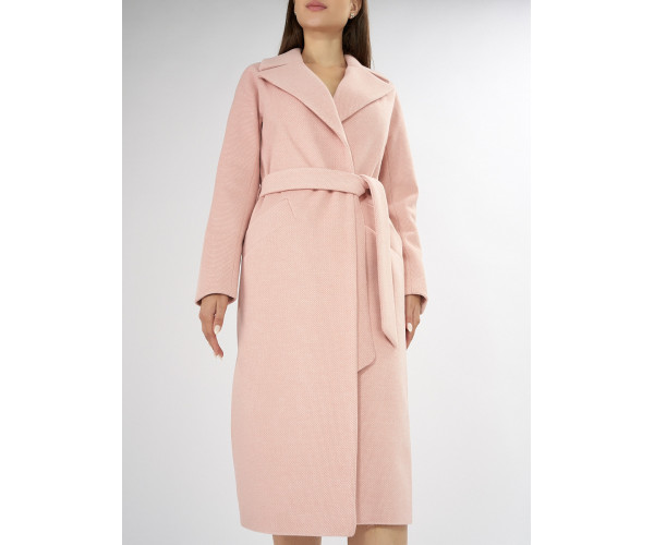 Пальто демисезонное розового цвета 4444R