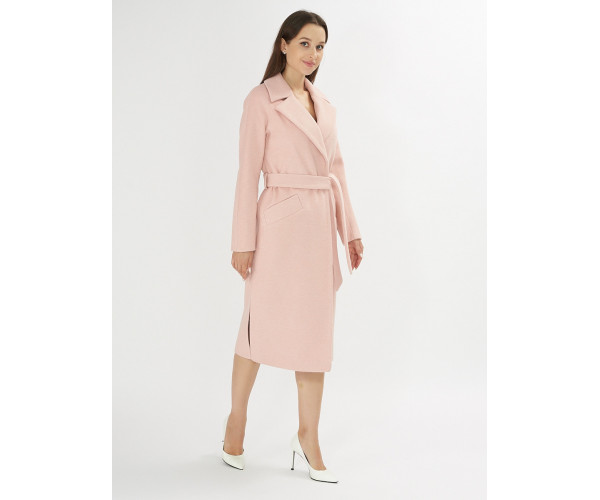 Пальто демисезонное розового цвета 4444R