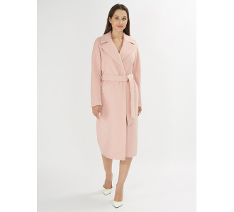 Пальто демисезонное розового цвета 4444R