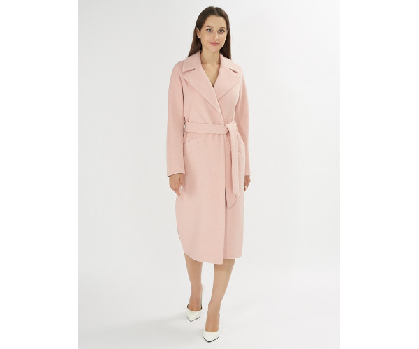 Пальто демисезонное розового цвета 4444R