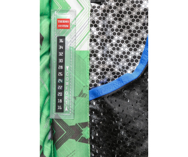 Мужской зимний костюм горнолыжный зеленого цвета 018108Z