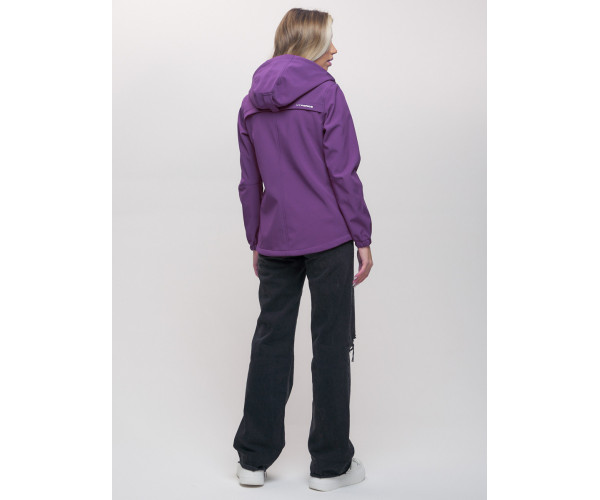 Ветровка  женская фиолетового цвета 20014-1F