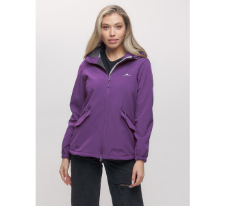 Ветровка  женская фиолетового цвета 20014-1F