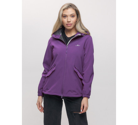 Ветровка  женская фиолетового цвета 20014-1F