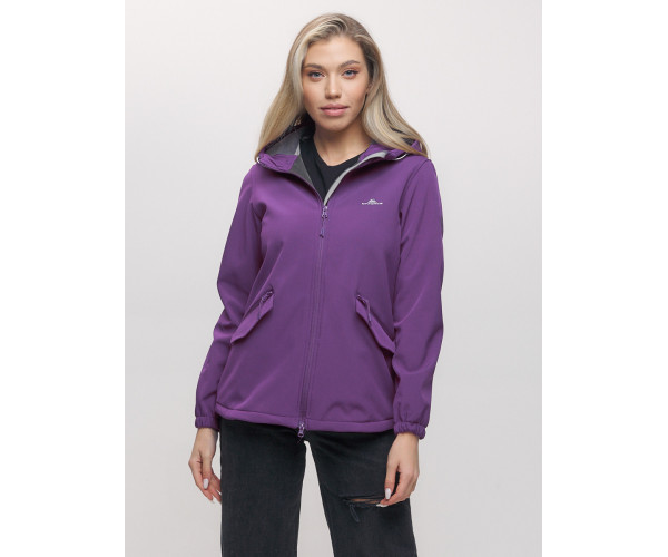 Ветровка  женская фиолетового цвета 20014-1F