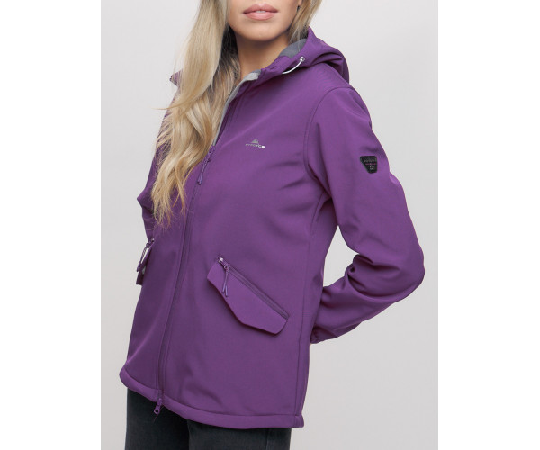 Ветровка  женская фиолетового цвета 20014-1F
