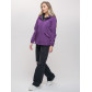 Ветровка  женская фиолетового цвета 20014-1F