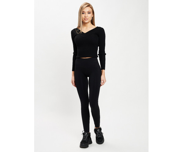 Лосины женские черного цвета 3247Ch