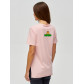 Женские футболки с принтом розового цвета 34001R