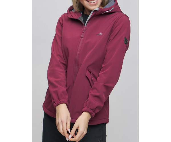 Костюм женский  бордового цвета 020014Bo