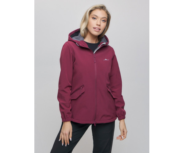 Костюм женский  бордового цвета 020014Bo