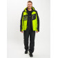 Горнолыжный костюм мужской зеленого цвета 077012Z