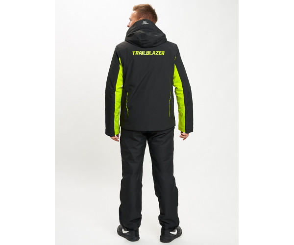 Горнолыжный костюм мужской зеленого цвета 077012Z