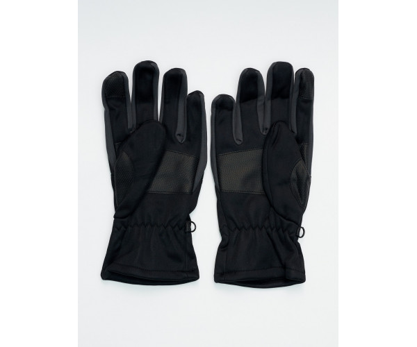 Перчатки спортивные мужские черного цвета 605Ch