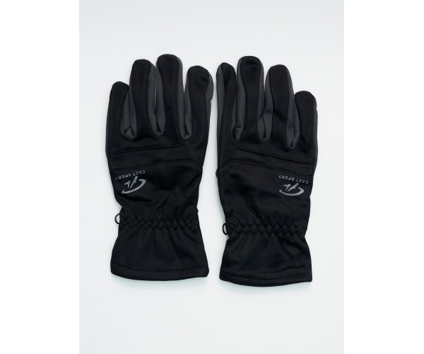 Перчатки спортивные мужские черного цвета 605Ch