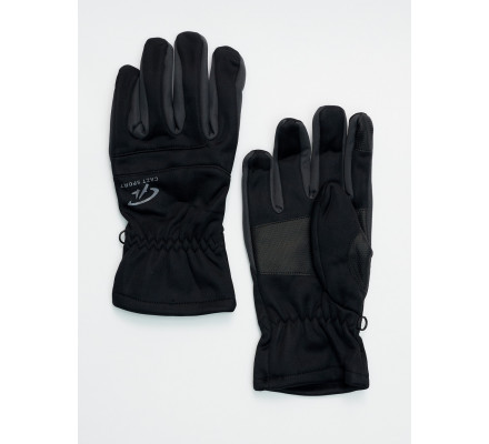 Перчатки спортивные мужские черного цвета 605Ch