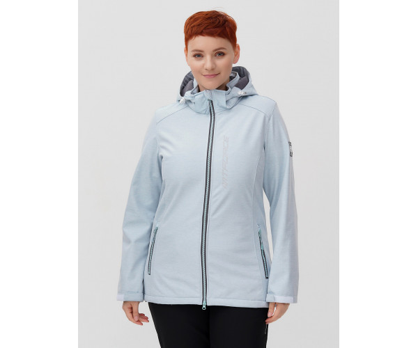 Костюм  bigsize голубого цвета 02031-1Gl