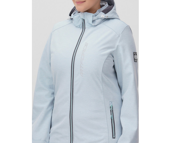 Костюм  bigsize голубого цвета 02031-1Gl