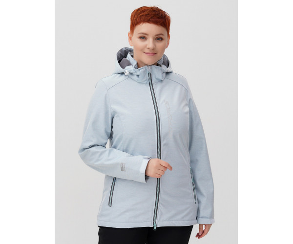 Костюм  bigsize голубого цвета 02031-1Gl