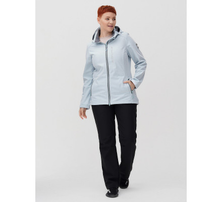 Костюм  bigsize голубого цвета 02031-1Gl