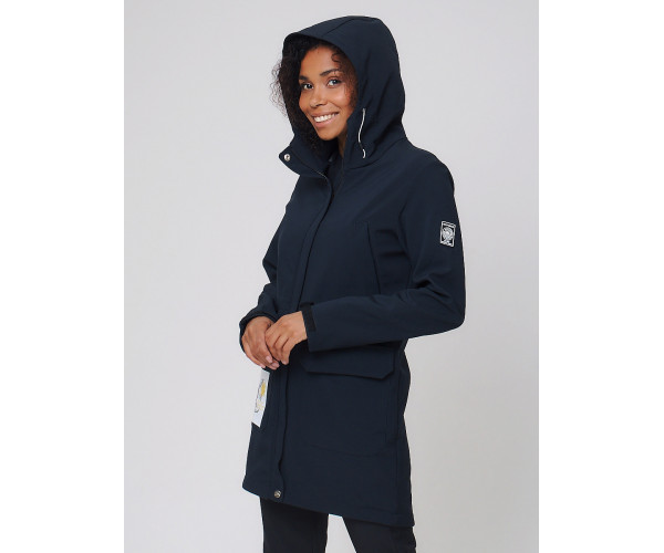 Костюм женский  темно-синего цвета 02027TS