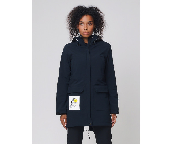 Костюм женский  темно-синего цвета 02027TS