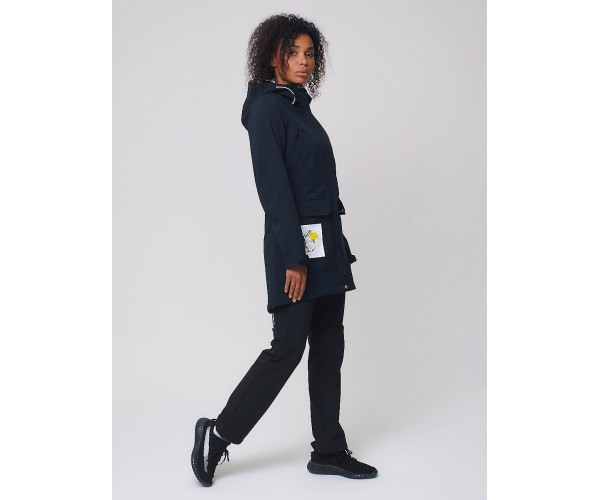 Костюм женский  темно-синего цвета 02027TS