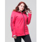 Ветровка  большого размера розового цвета 2003R