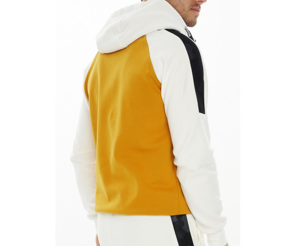 Спортивный костюм трикотажный горчичного цвета 9130G