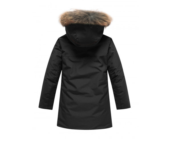 Парка зимняя Valianly для мальчика черного цвета 90431Ch