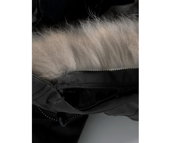 Парка зимняя Valianly для мальчика черного цвета 90431Ch