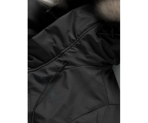 Парка зимняя Valianly для мальчика черного цвета 90431Ch