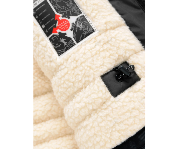 Парка зимняя Valianly для мальчика черного цвета 90431Ch