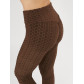 Леггинсы женские коричневого цвета 1165K